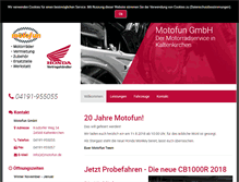 Tablet Screenshot of motofun.de